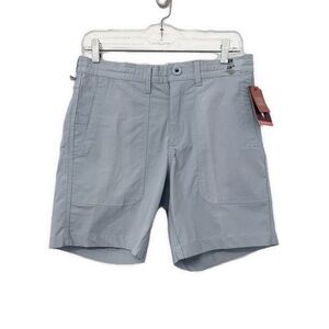 Fifty7 by Jacks- Men's Light Blue/Gray Flat Front Shorts- 28